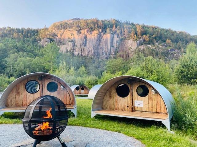Hotel Hikers Camp, Part Of Preikestolen Basecamp Jørpeland Exterior foto